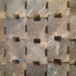 Hranoly hobľované 42x45 termoborovica – detail povrchu