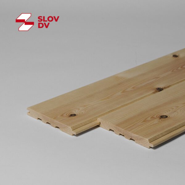 Perodrážka jednostranná 14×121 AB – drevený obklad na pero a drážku zo severskej borovice alebo smreku.