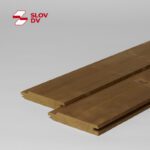 Tatranský profil UTV 19×117 mm z tepelně upravenej borovice na steny a stropy