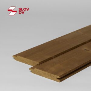 Tatranský profil UTV 19×117 mm z tepelně upravenej borovice na steny a stropy