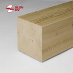 BSH hranoly 140×140 zo severského smreku – hobľované lepené konštrukčné drevo pre pergoly a nosné drevené konštrukcie.
